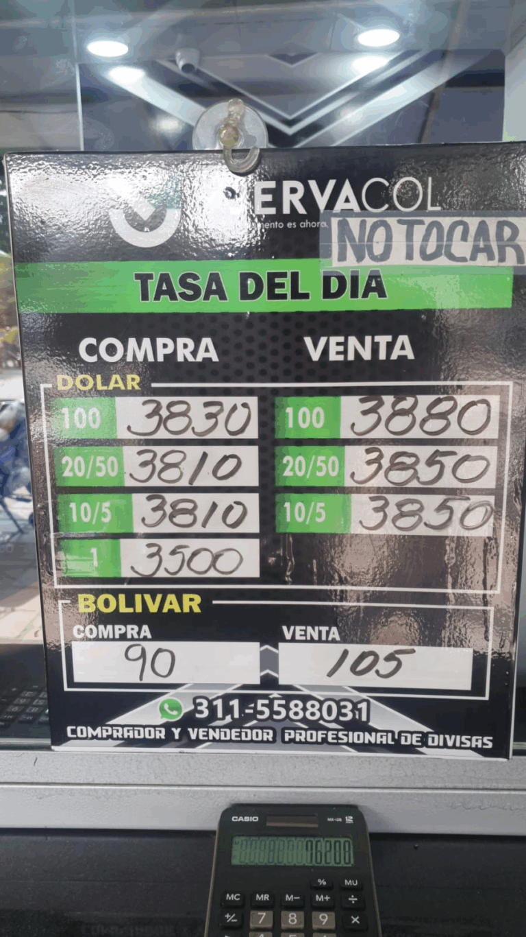Precio del dólar este 29 de junio