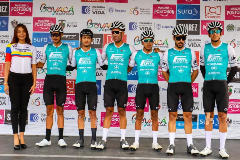 Jonathan Caicedo (Forte Petrolike) mejor suramericano en el Giro del Apenino 2024