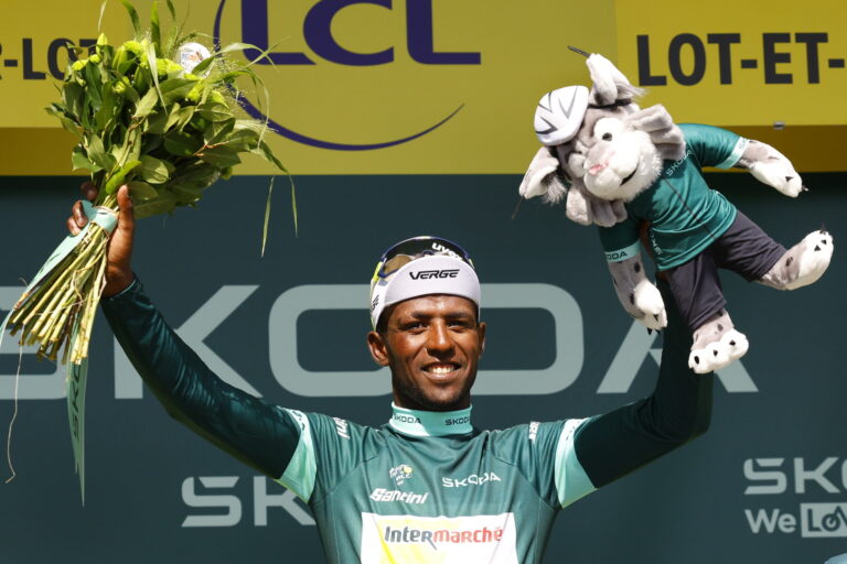 Girmay, un cohete al esprint