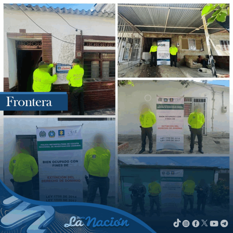 Extinción de dominio a 11 viviendas de Cúcuta empleadas por bandas para actividades ilícitas