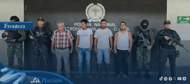 Capturan a cuatro presuntos ‘elenos’ en Cúcuta