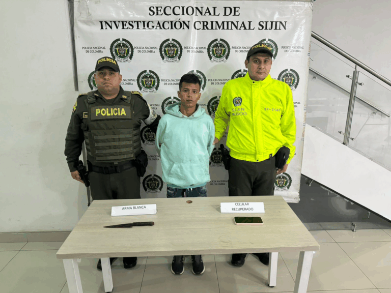 Capturado tras herir a una mujer para robarle el celular en Cúcuta