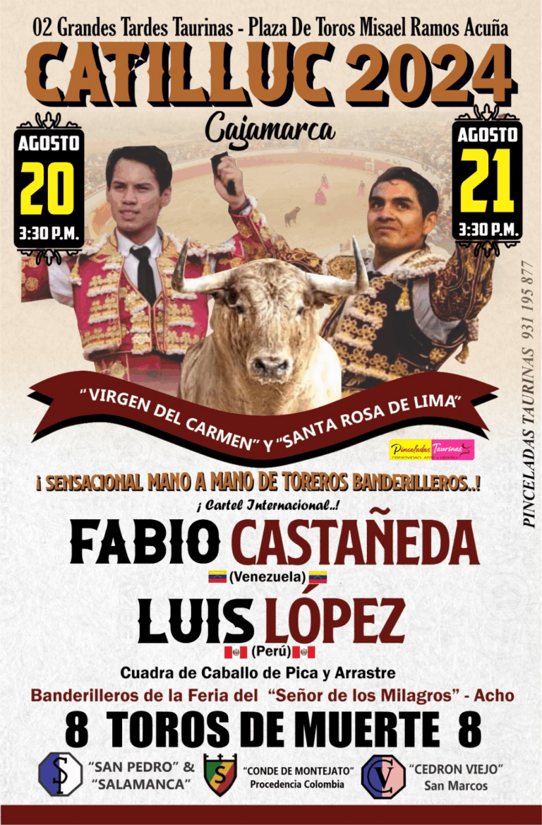 Fabio Castañeda en el Perú, con nuevo apoderamiento y mucha ilusión