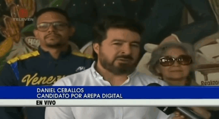 Daniel Ceballos tras votar: Salgan a sufragar en paz y tranquilidad