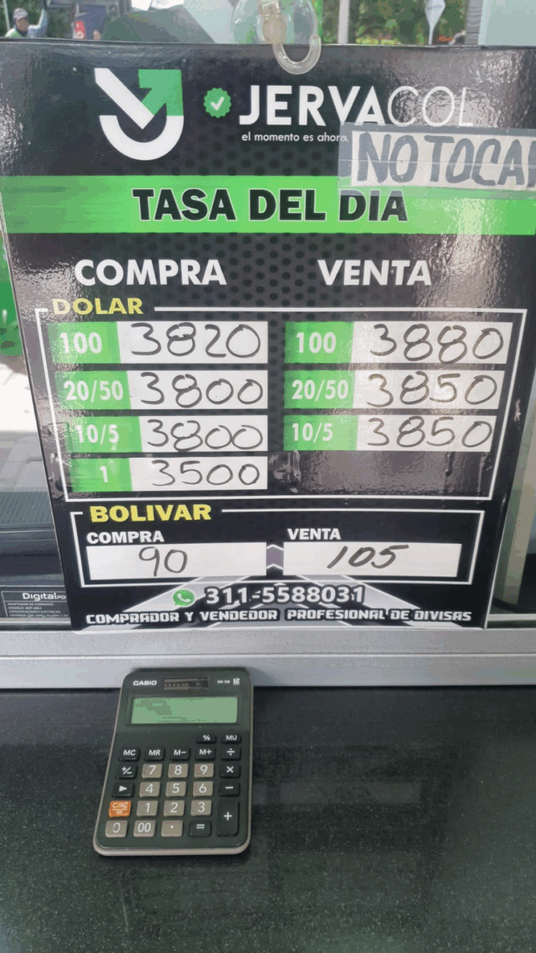 Así se encuentra el precio del dólar este 1Jul
