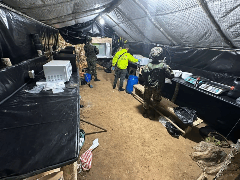 Hallan megalaboratorio de droga en Norte de Santander