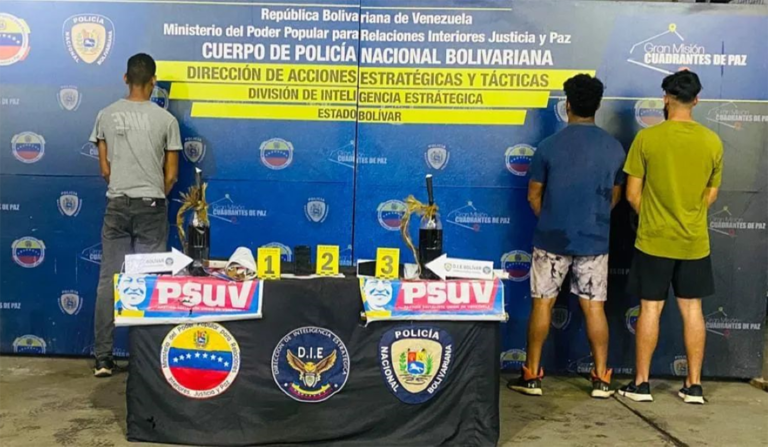 Bolívar | Tres personas son detenidas luego de protestas en San Félix