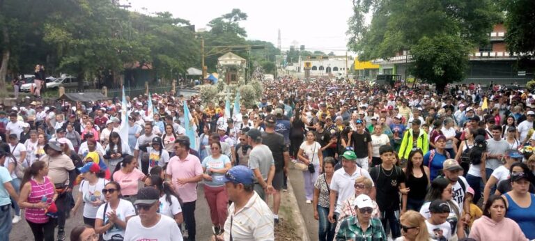 Asi se desarrolla la peregrinación de la Virgen de la Consolación