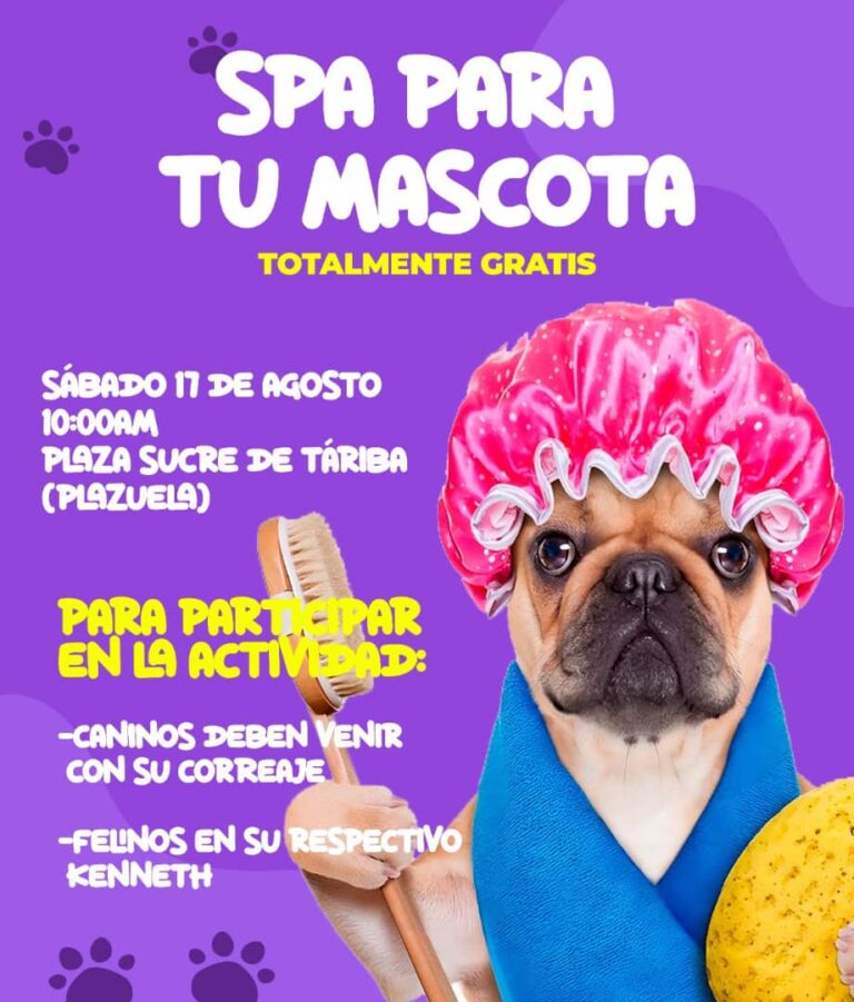 Atención para mascotas en la Feria de Táriba