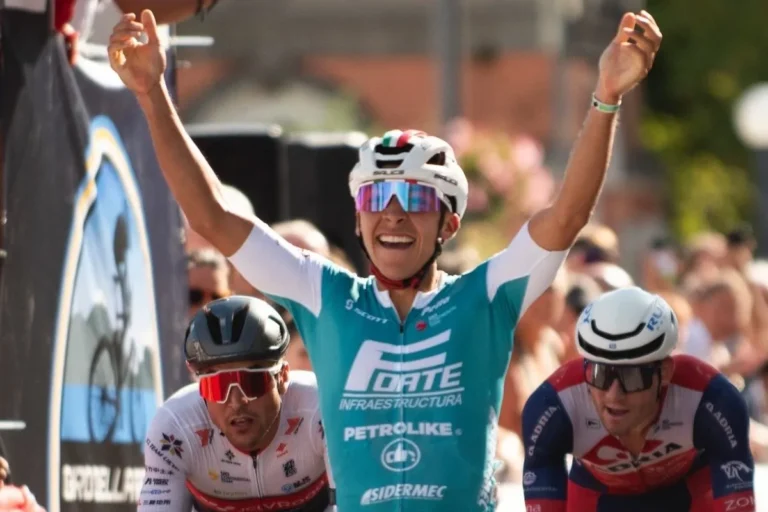 César Macías (Forte Petrolike-Sidermec) ganó última etapa del Giro del Friuli 2024