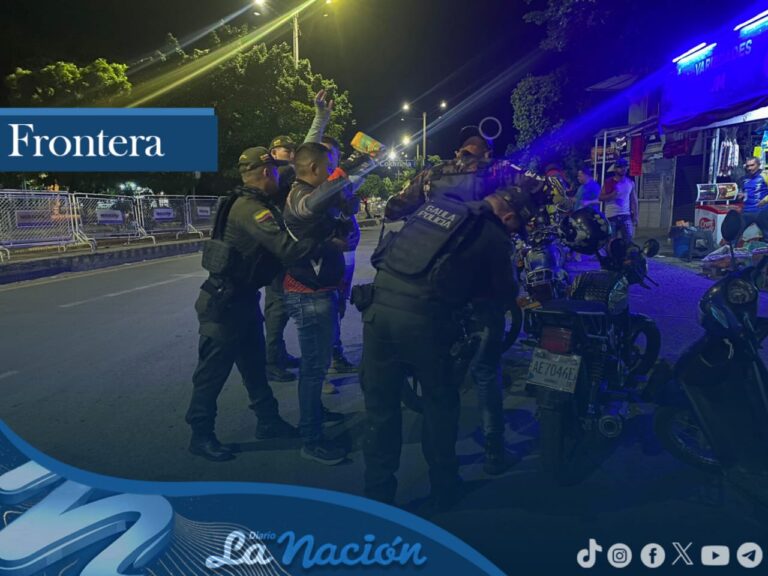 Intervención nocturna en La Parada