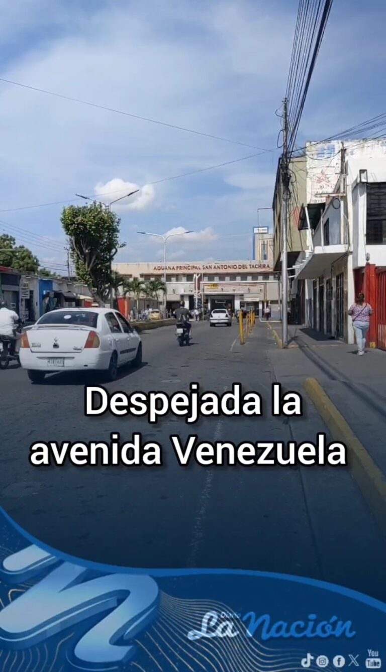Despejada la avenida Venezuela de San Antonio