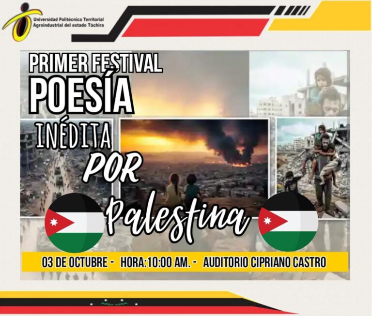Festival de poesía por Palestina