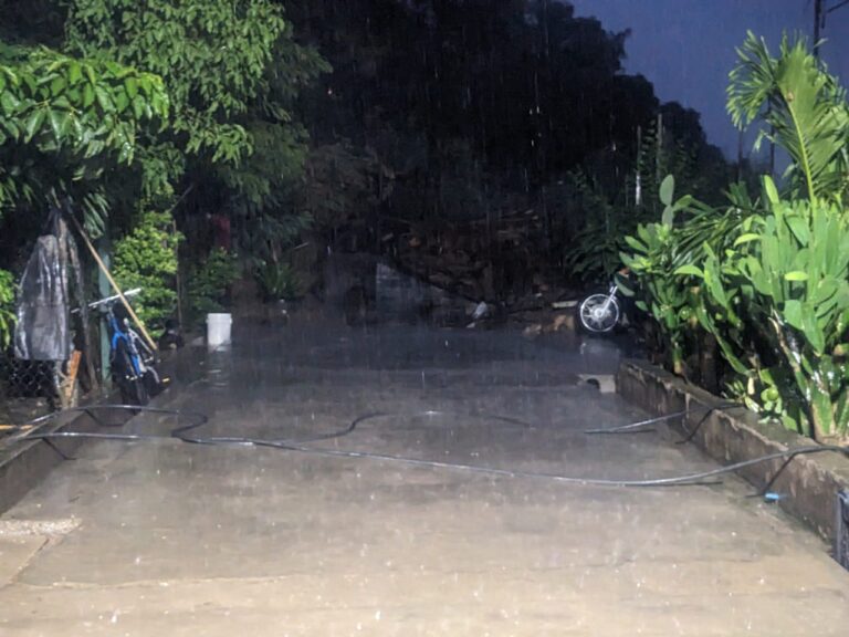 Segundo día consecutivo de aguacero en frontera