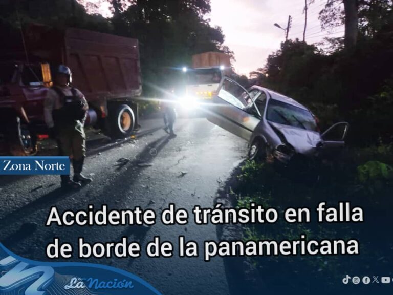 Accidente de tránsito en la Panamericana