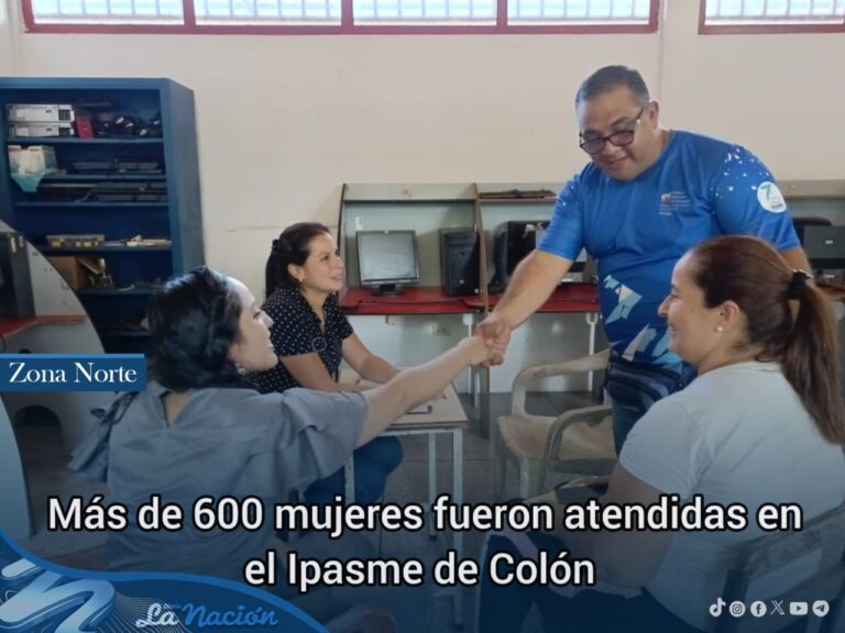 Más de 600 mujeres atendidas en el Ipasme de Colón