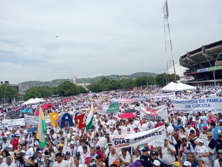 Masiva marcha por la paz en Cúcuta