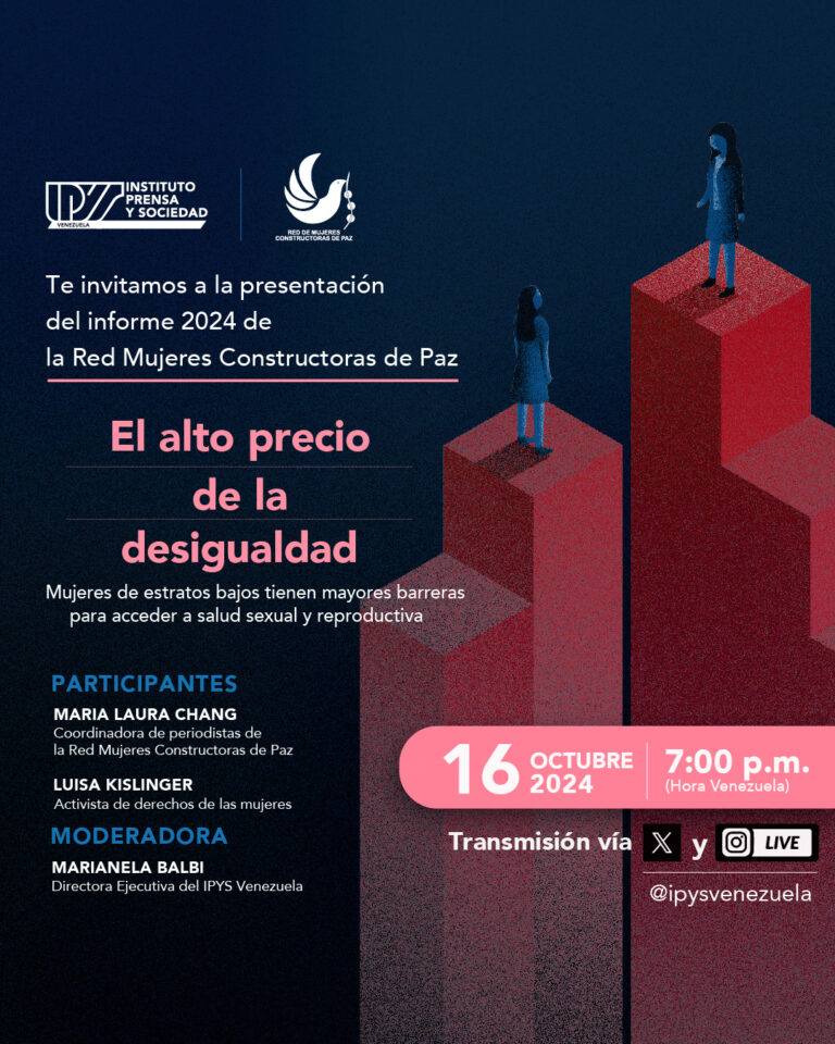 Conversatorio “El alto precio de la desigualdad” invita a conocer barreras y desafíos de las mujeres venezolanas