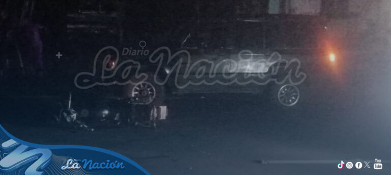 Un motorizado lesionado en accidente a escasos metros de Peracal