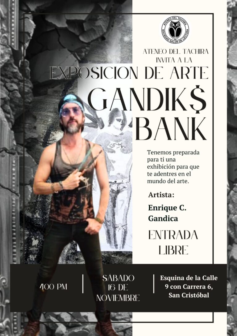Gandik$ Bank en el Ateneo del Táchira