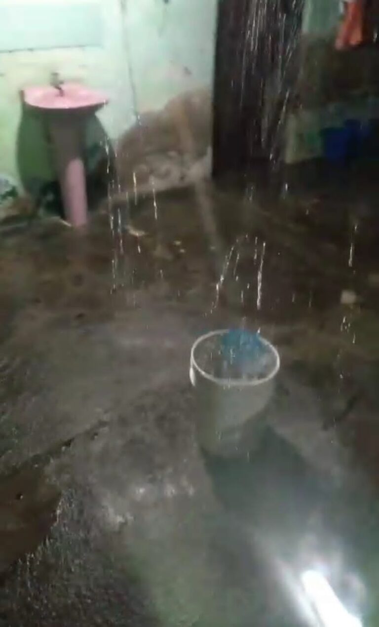 «Llovió más adentro que afuera»: sanantoniense luego del aguacero