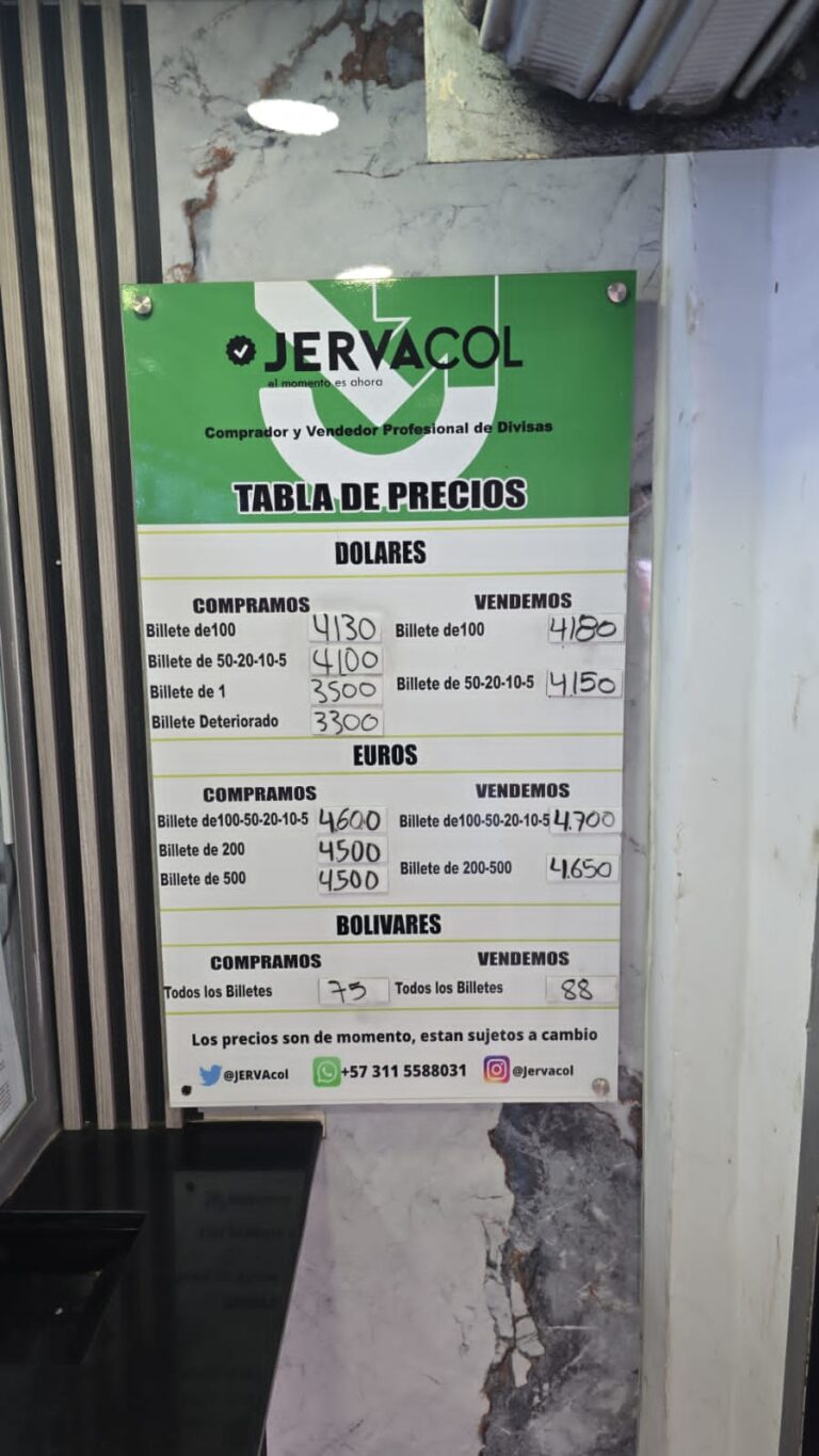 Se inicia la semana en frontera con un dólar en 4.180