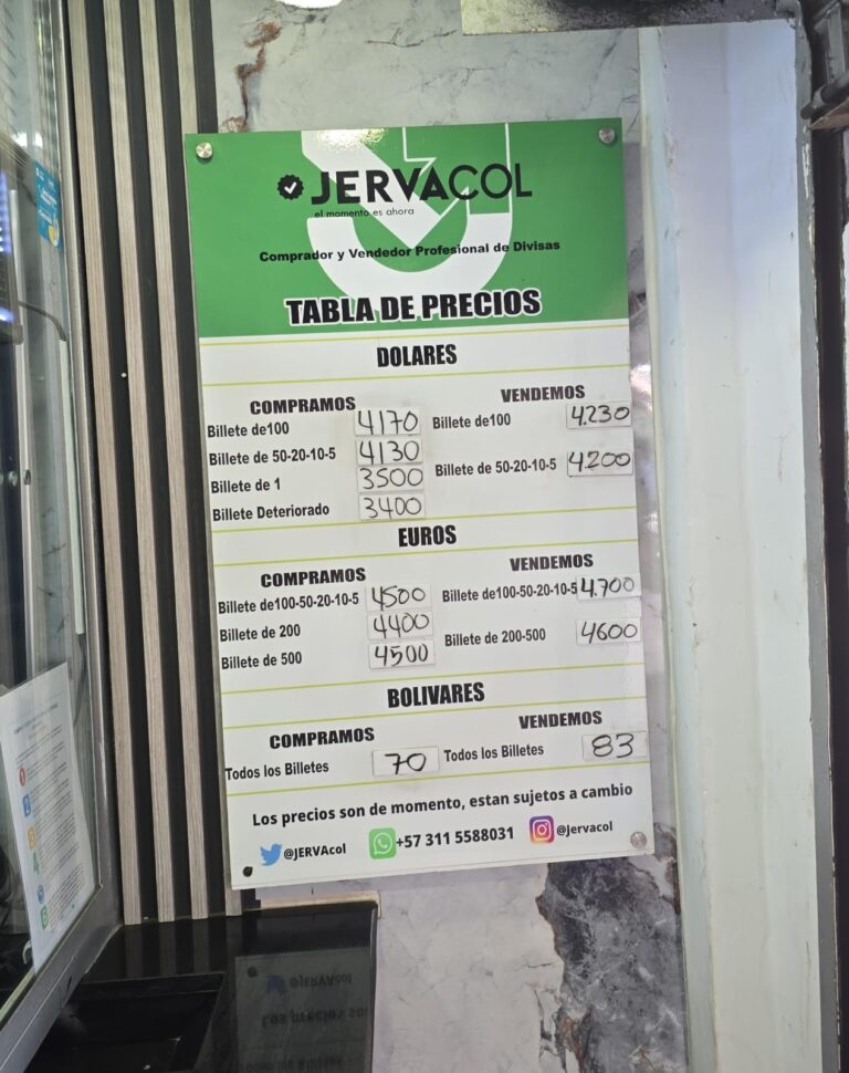 Sigue en ascenso el dólar en La Parada