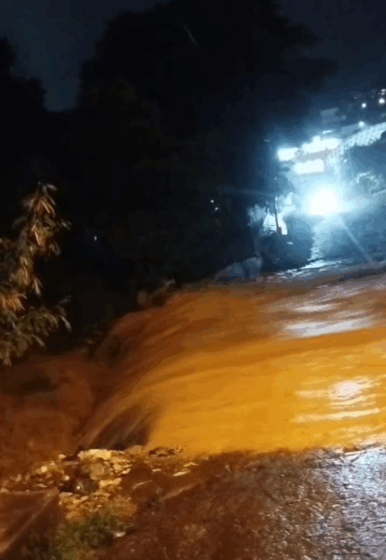 Se creció la quebrada Seca en San Antonio