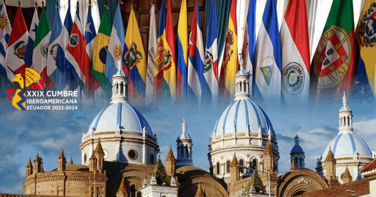 Marca la Cumbre Iberoamericana de Ecuador récord de líderes ausentes