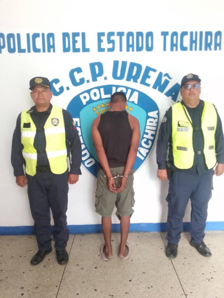 Detenido en Ureña por usurpación de identidad y porte ilícito de arma