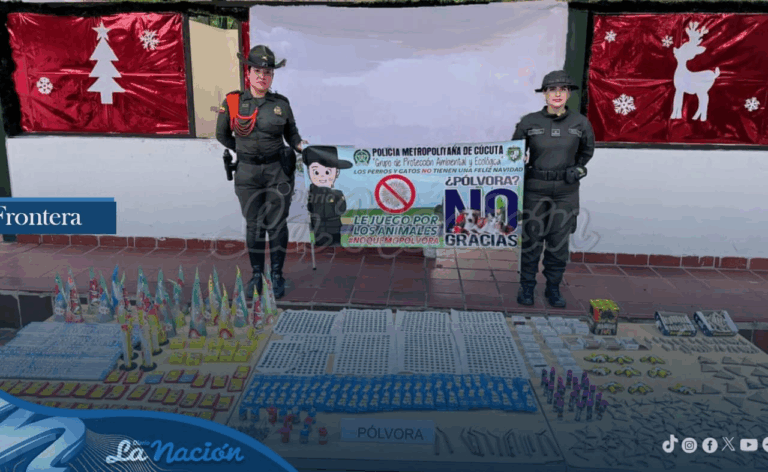 Agredió a los funcionarios cuando le incautaron la pólvora que vendía en Cúcuta