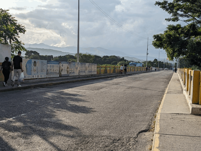 Así lució la frontera la tarde de este 25Dic