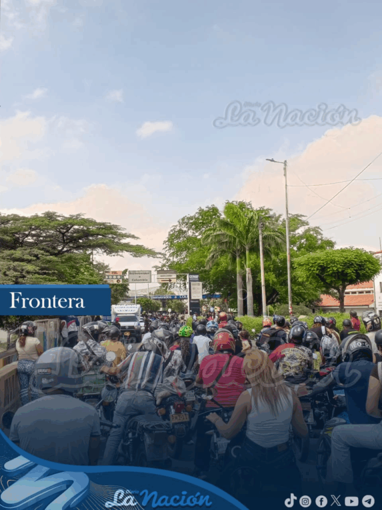 Congestionado el puente Simón Bolívar por accidente de tránsito