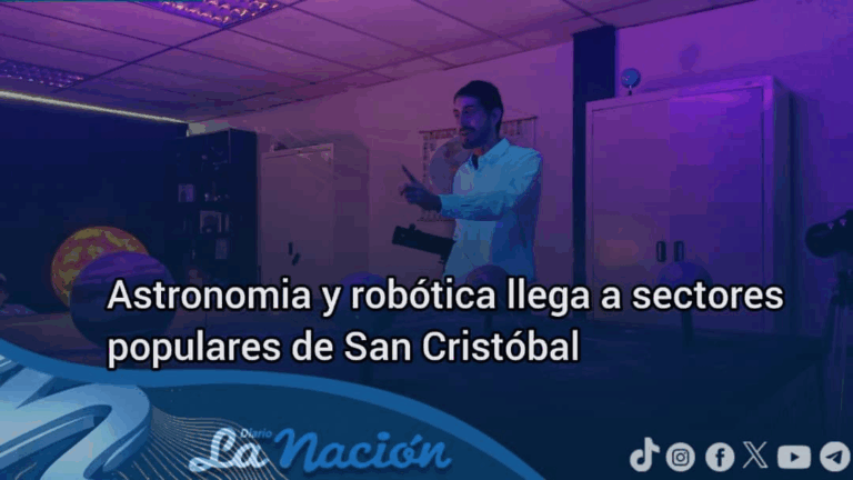 Astronomía y robótica llega a sectores populares de San Cristóbal