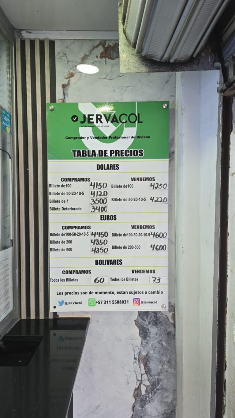 Precio del dólar este 13E en frontera