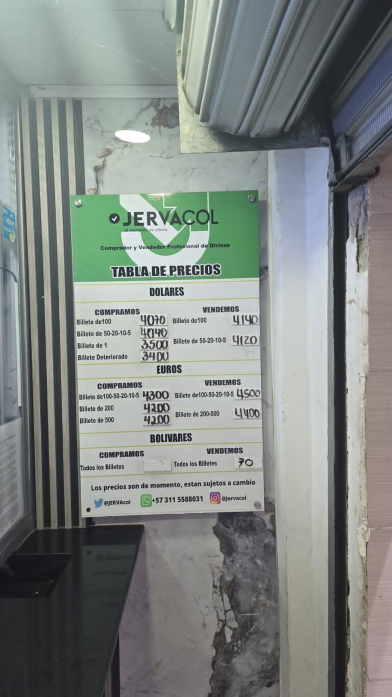 Precio del dólar este 25E