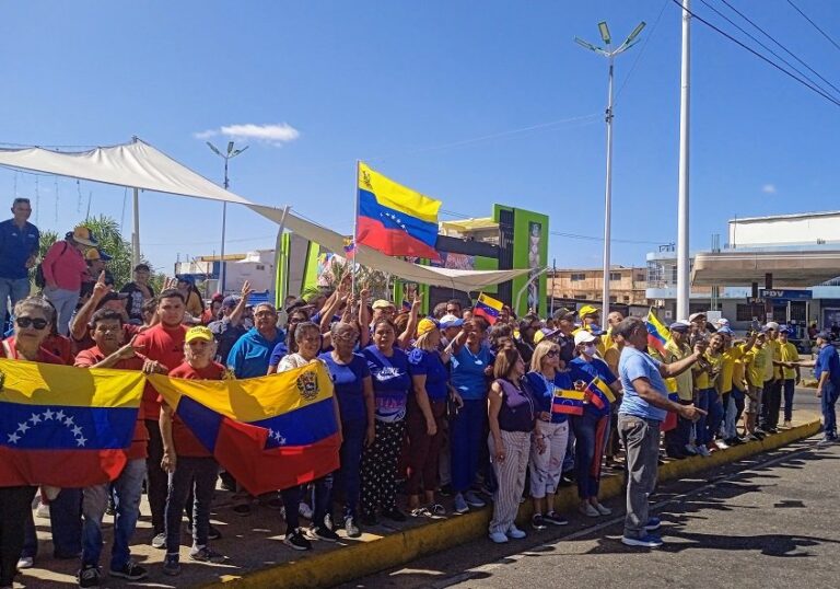 En Anaco los ciudadanos se sumaron a la convocatoria