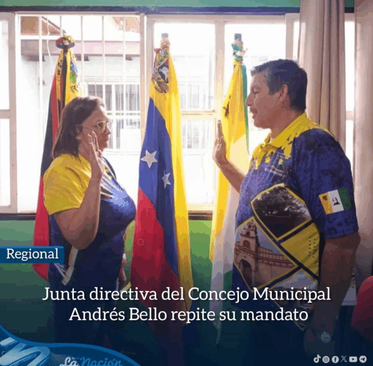 Repite mandato junta directiva del Concejo Municipal de Andrés Bello