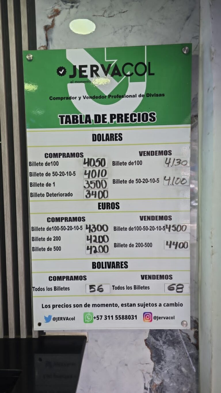 Precio del dólar este 1 de febrero