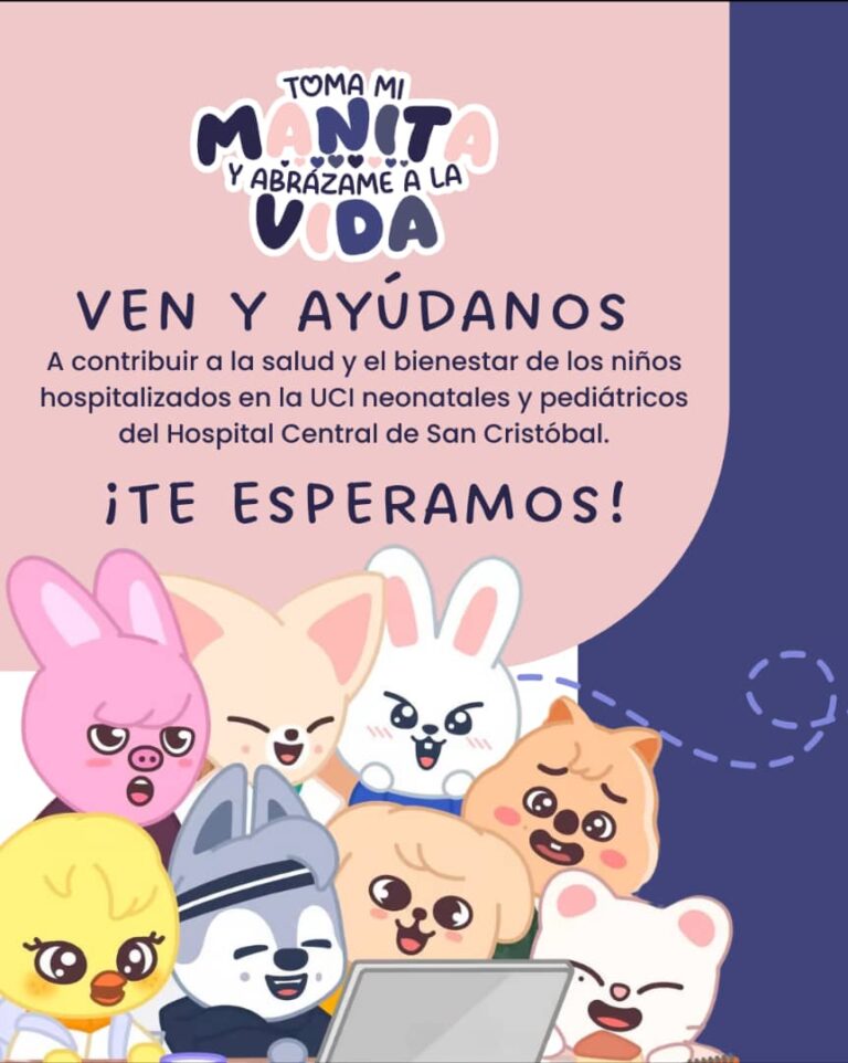 “Toma mi manita y abrázame a la vida”