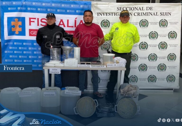 Tenía su laboratorio artesanal para procesar sustancias ilícitas