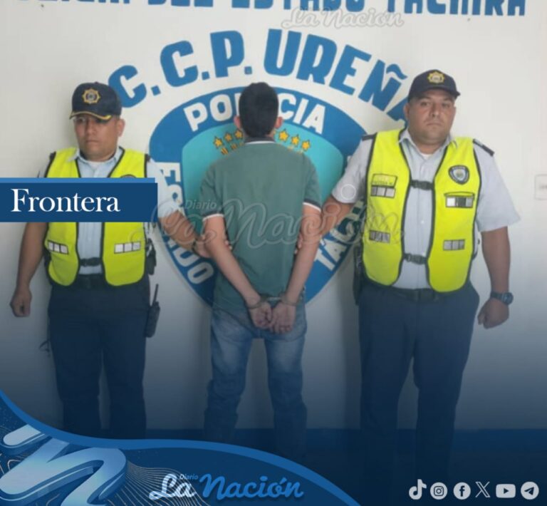 Aprehendido en Ureña por violencia de género