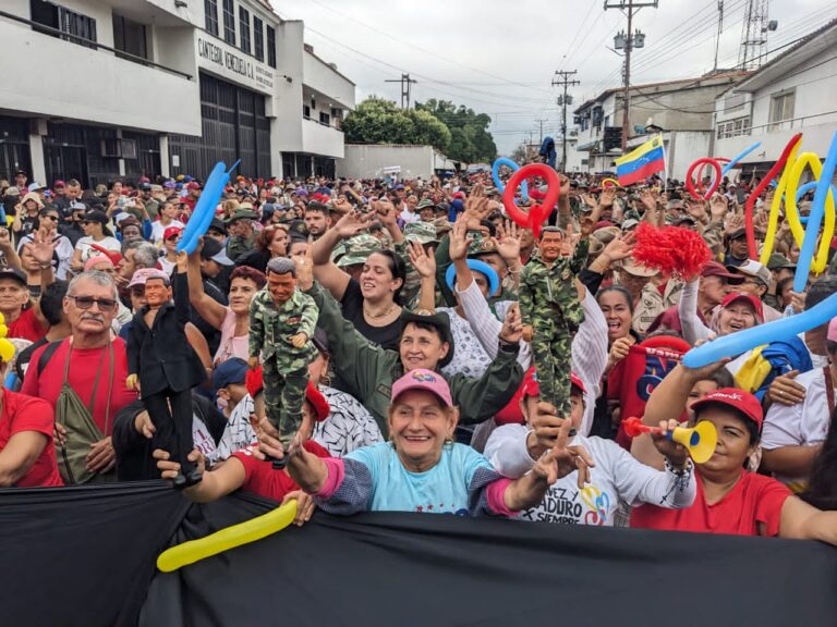 Oficialismo conmemora la Batalla de los Puentes en Ureña