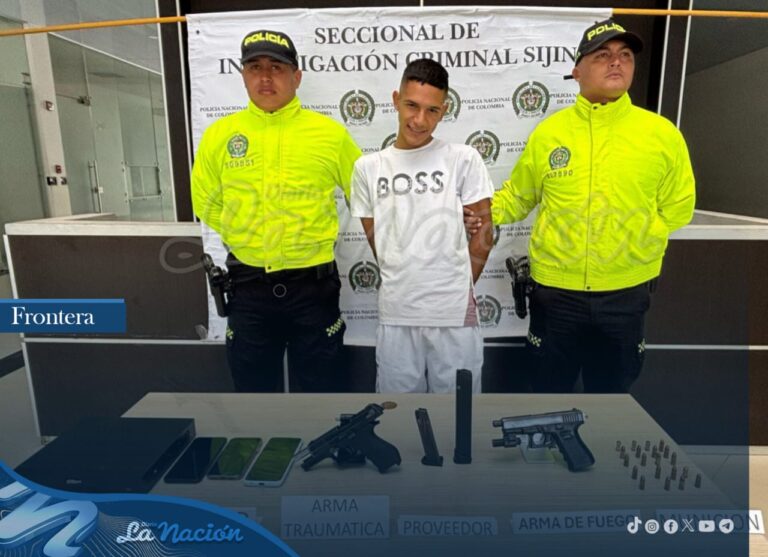 Cae alias «Jhonny» por porte ilícito de armas de fuego