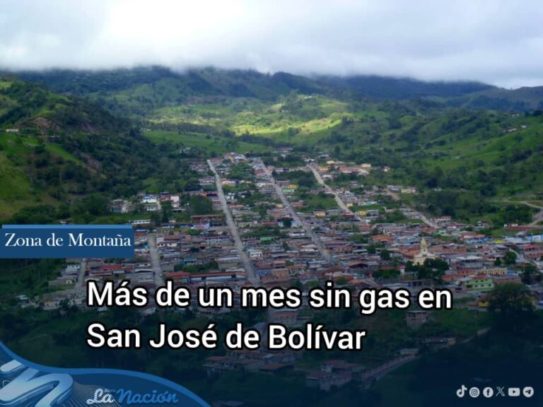 Sin gas San José de Bolívar