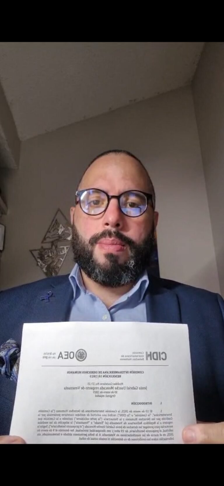 CIDH otorga medida cautelar a joven con autismo detenido en Lara