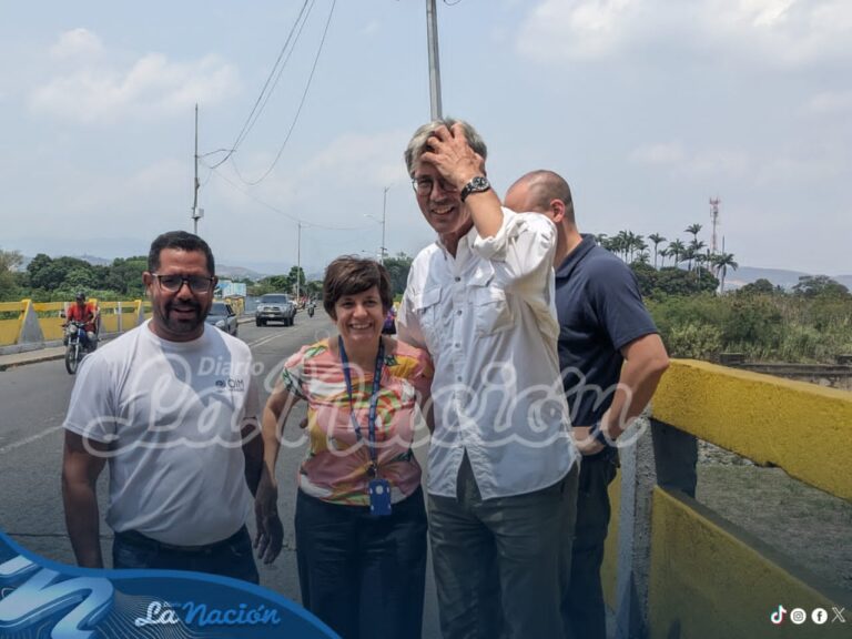 Embajador de Alemania en Venezuela visitó el puente Simón Bolívar junto a la OIM