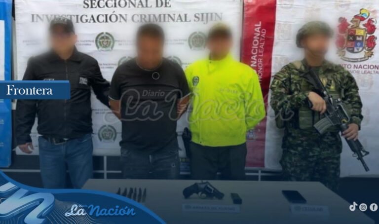 Capturado en Villa del Rosario por porte ilegal de arma de fuego