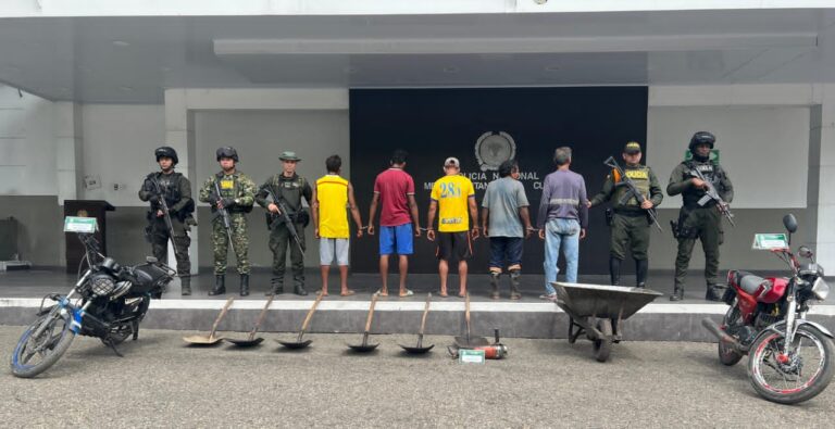 Capturados en zona rural de Cúcuta por minería ilegal