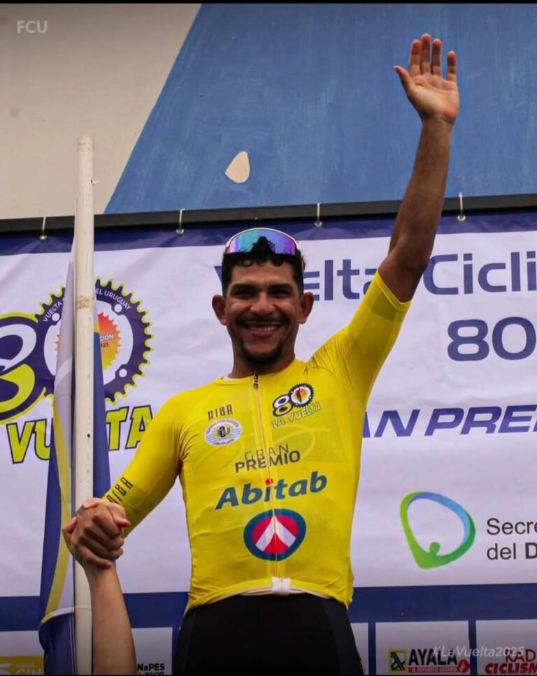 Leángel Linarez vuelve a ganar y domina la Vuelta Ciclista del Uruguay